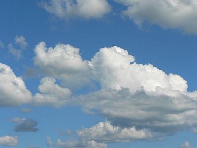 Photo Clouds In Blue Sky Landscape