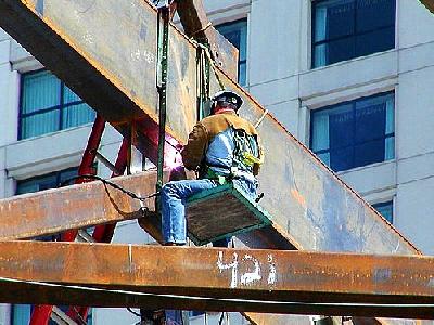 Photo Highrise Welder People