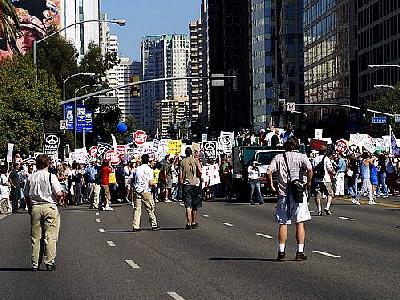 Photo Protest March 3 People