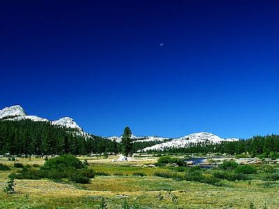 Photo Moon Over Tuolumne Meadows Travel