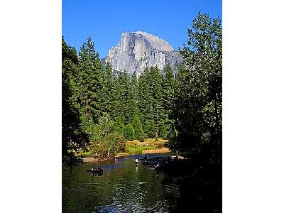 Photo Swimming Under Half Dome Travel