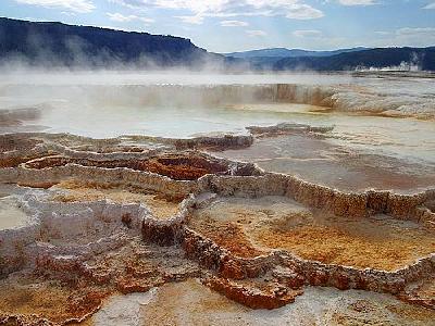 Photo Mammoth Hot Springs Travel