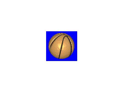 Logo Sports Basketball 008 Animated
