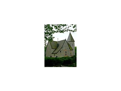 Photo Small Medieval Country Church Building