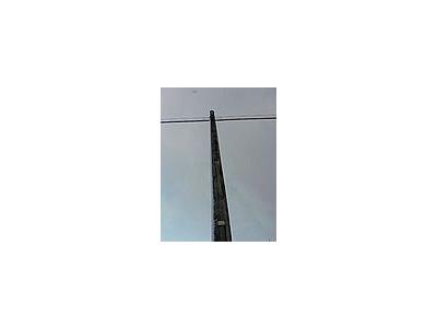 Photo Small Snowy Telephone Pole Building