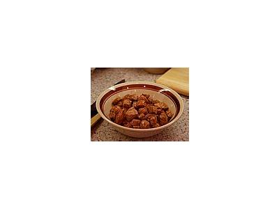 Photo Small Cooked Stew Meat Food