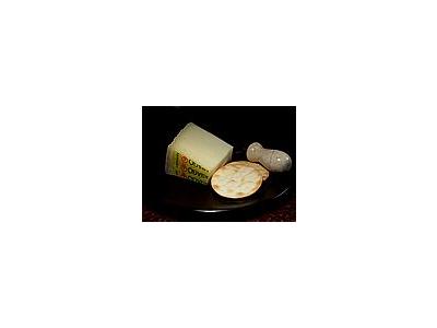 Photo Small Asiago Pressato Cheese Food