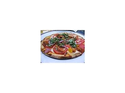 Photo Small Pizza Food