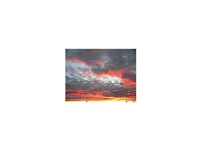 Photo Small Red Clouds Landscape