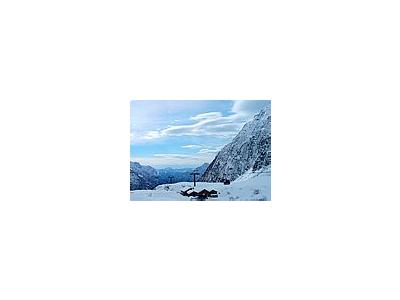 Photo Small Alp Cabin Landscape