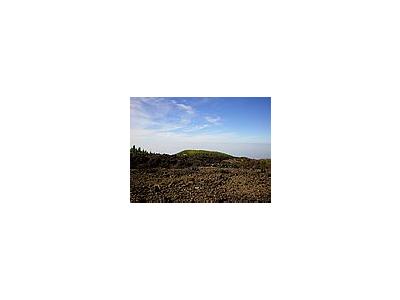 Photo Small Volcanic Landscape Landscape