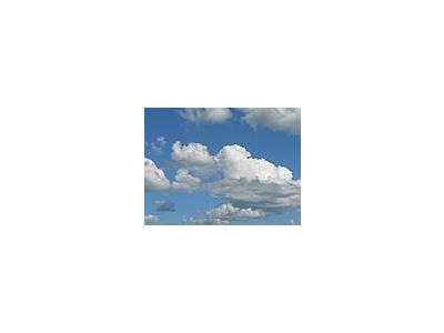 Photo Small Clouds In Blue Sky Landscape