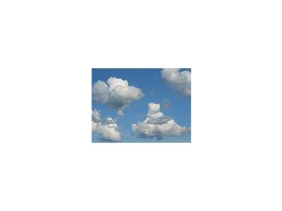 Photo Small Clouds In Blue Sky 2 Landscape