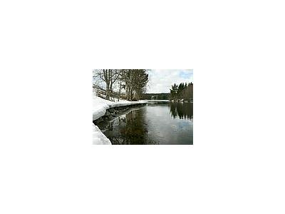 Photo Small Lake Side Landscape