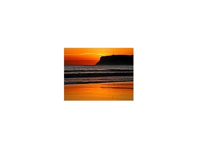 Photo Small Point Loma Sunset Ocean
