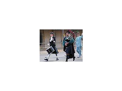 Photo Small Bagpipers People People