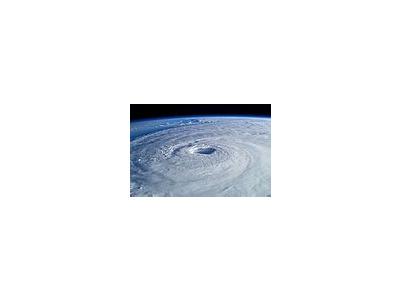 Photo Small Hurricane Isabel Space