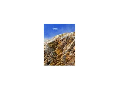 Photo Small Mammoth Hot Springs 3 Travel