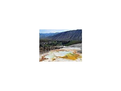 Photo Small Mammoth Hot Springs 6 Travel