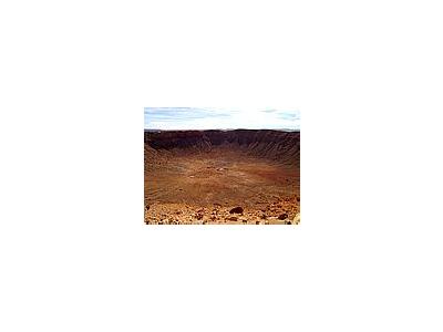 Photo Small Barringer Meteorite Crater Travel