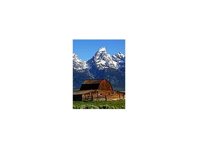 Photo Small Mormon Row Barns Travel