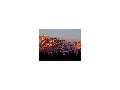 Photo Small Tetons Sunrise Travel