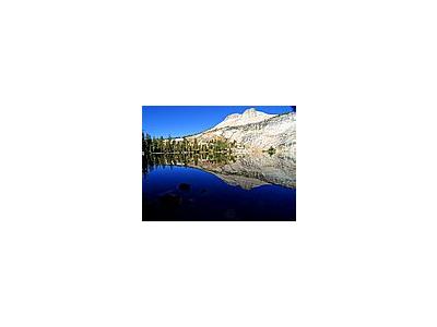 Photo Small May Lake And Mount Hoffmann Travel