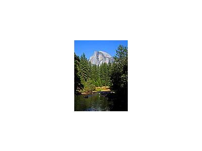 Photo Small Swimming Under Half Dome Travel