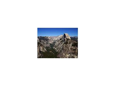 Photo Small Yosemite Valley And Half Dome Travel