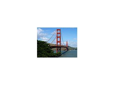 Photo Small Golden Gate Bridge In San Francisco Travel