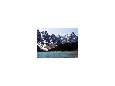 Photo Small Moraine Lake In Banff Travel