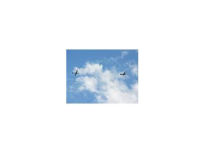 Photo Small Sailplane Towing 2 Vehicle