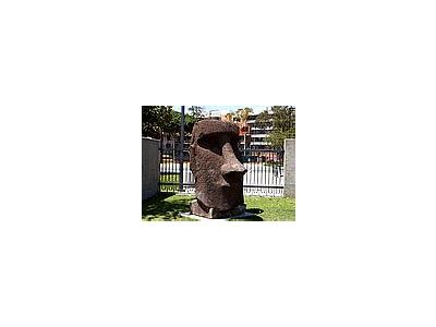 Photo Small Moai Statue Other