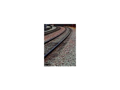 Photo Small Railroad Tracks Other
