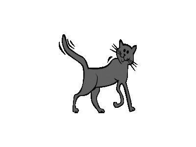 Cartoon Cat Gerald G. 01 Animal