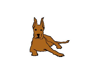 Dog 05 Drawn With Strai 01 Animal