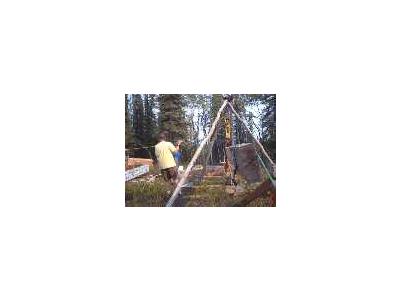 Building An Alaska Cabin Foundation 00422 Photo Small Wildlife