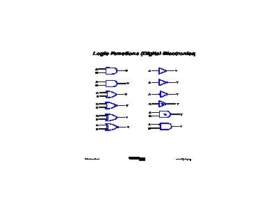 Logic Functions Digital 01 Computer