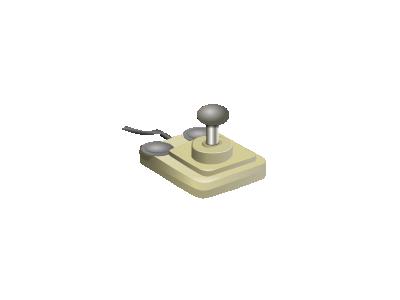 Joystick Beige Gray Petr 01 Computer