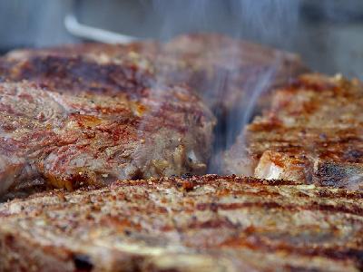 Photo Big Pepper Steak Food