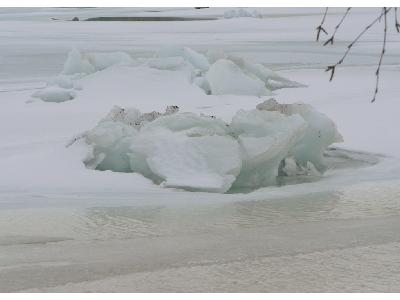 Photo Big Breaking Ice Landscape