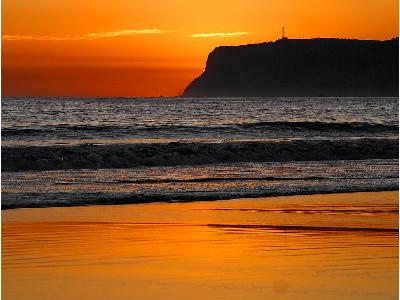 Photo Big Point Loma Sunset Ocean