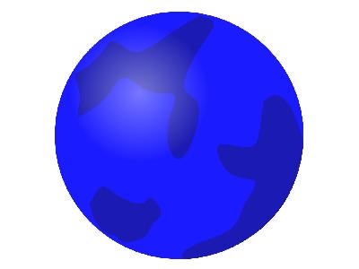 Svg Globe Blue Big Geography