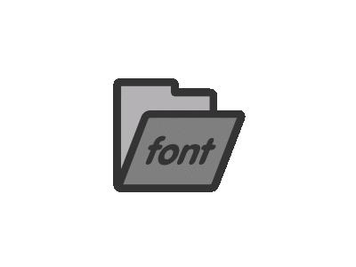 Folder Fonts Computer