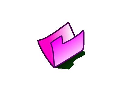 Folder Pink Computer
