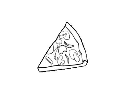 Pizza Pepperoni Bw Food