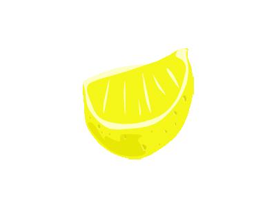 Lemon Wedge Ganson Food