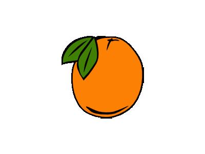 Orange Simple Food