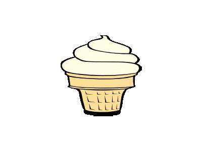 Cone Soft Vanilla Food