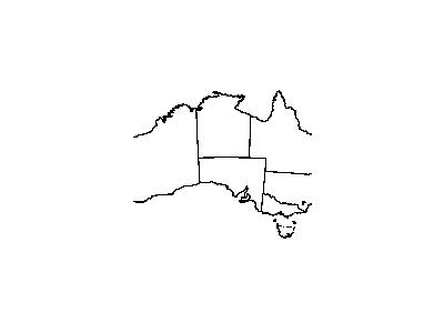 Australia Outline With Boundaries Geography